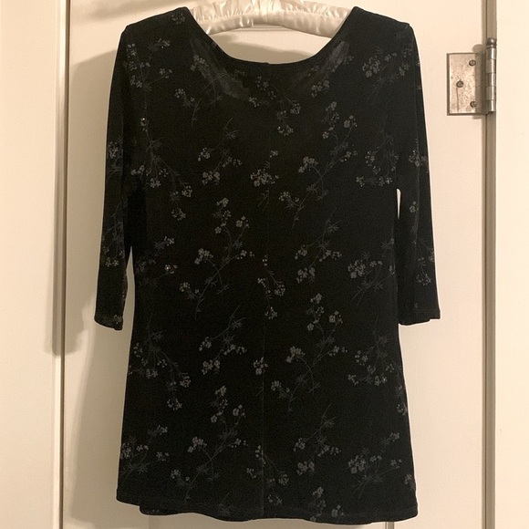 Carole Little Vintage 2-piece Top & Skirt, Dressy, 3/4 Sleeves, Sparkly Top, NWT - Picture 3 of 15